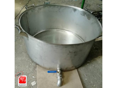 دیگ استیل شیردار تک جداره